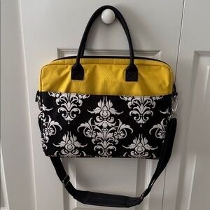 Jack by BB Dakota Black and Yellow Bag